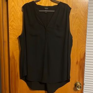Torrid 3x black blouse